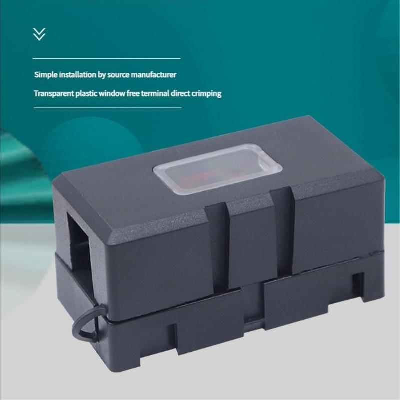 Universeller Sicherungskasten mit 2 Stück 30A und 2 Stück 50A Flachsicherungen für Kfz-Schaltungsschutz Zubehör