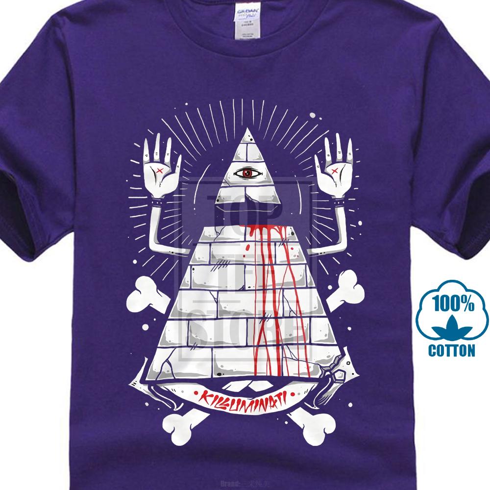 Pyramid Eye 2Pac Masons Killuminati Illuminati Conspiracy Theory T-Shirt. Summer Cotton Short Sleeve O-Neck Mens T Shirt New