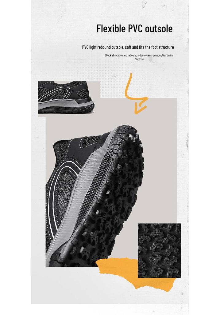 2025 Summer Men's Mesh Casual Low-Top Breathable Hiking Retro Sports Shoes