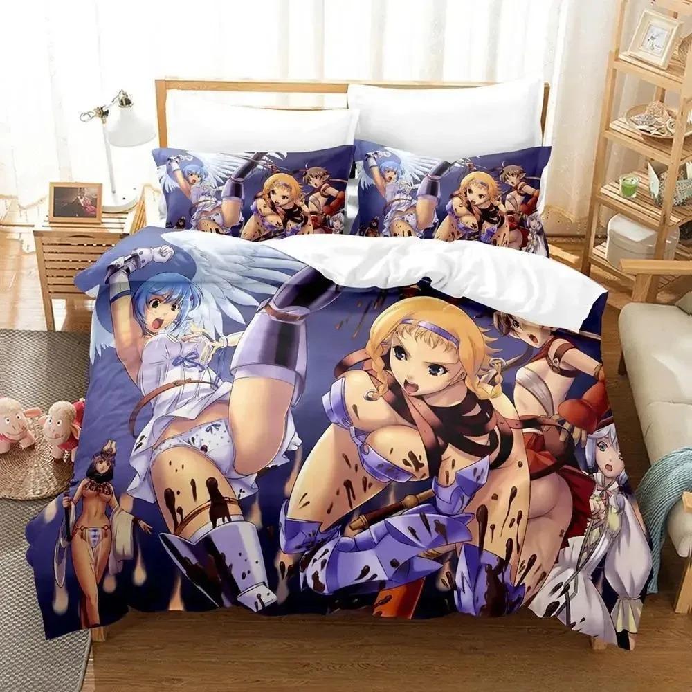 Queen Blade Bedding Set Single Twin Full Queen King Size Bed Set Adult Kid Bedroom Duvet cover Sets 3D Print Anime Bed Sheet Set