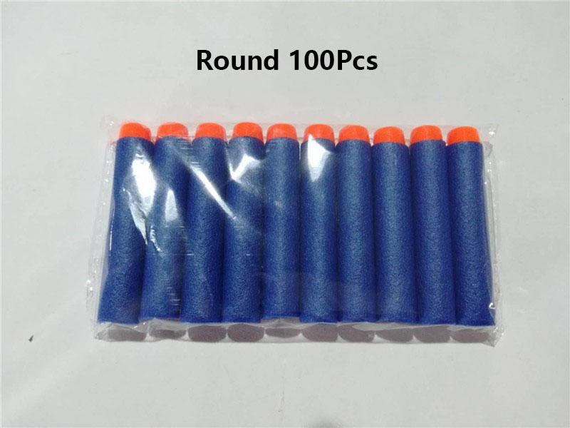 EVA Soft Round Suction Head Refill Darts Bullets for Nerf Gun Kids Toy Guns Accessories Bullets for Nerf Series Blasters Xmas