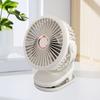 10000mAH USB Clip On Fan Rechargble Miniature Table Fan Portable 360 Degree Rotate Cooling Fan for Bedroom   Desktop