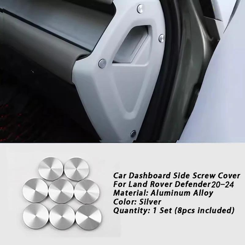 

For Land Rover Defender 110 130 2020-2024 Aluminum Alloy Car Door Screws Protection Decorative Covers Trims Car Accessories