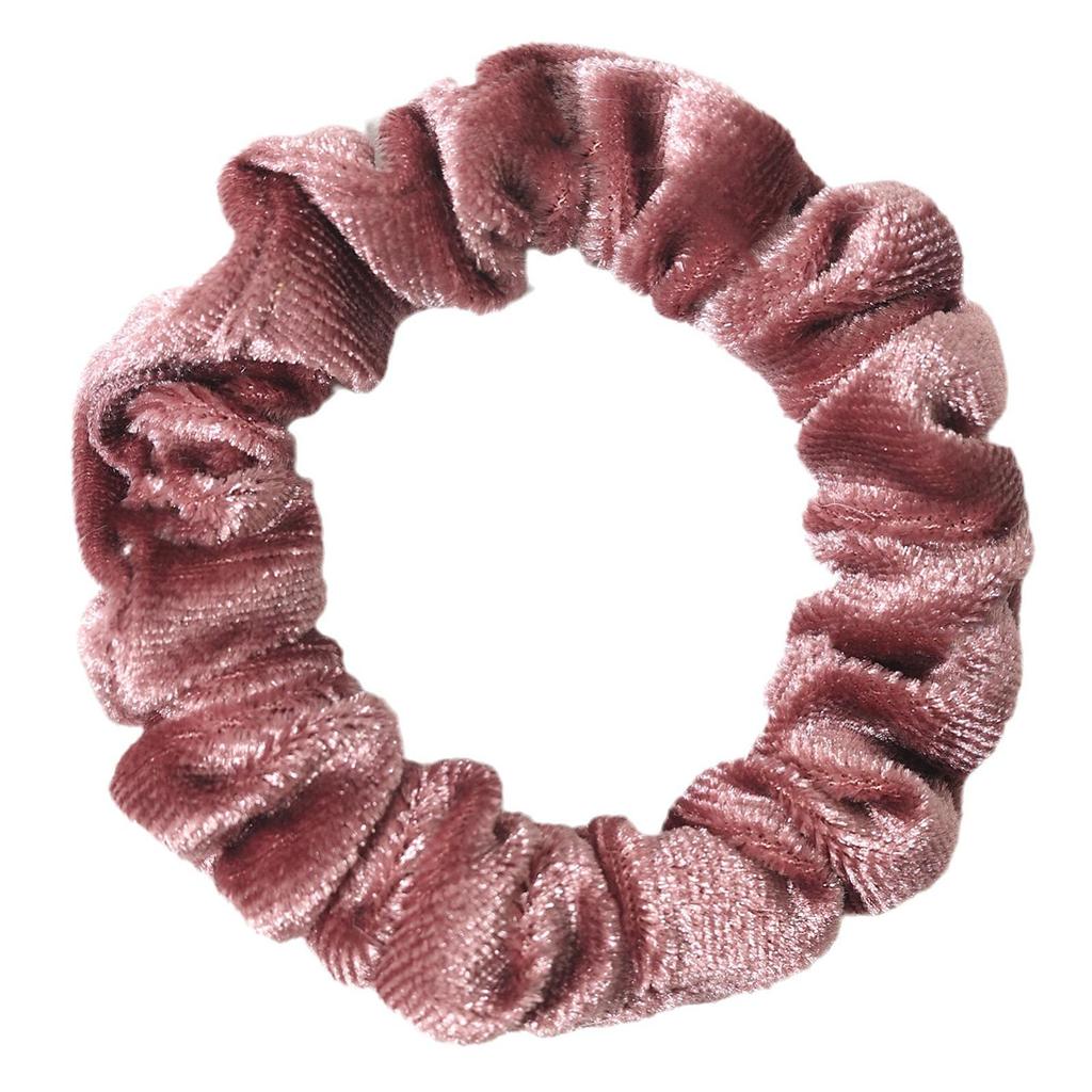 Bell Fashion Velvet Hair Ties: Classic High-Elasticity, Soft Touch In Solid Colors