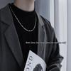 Europeisk og amerikansk hiphop chunky cubansk kjedehalskjede - Trendy street-stil for menn og kvinner, high-end bredt kragebens-tilbehør