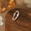 Adjustable Star Ring With Zircon Stones Minimalist Korean Style Womens Dainty Jewelry