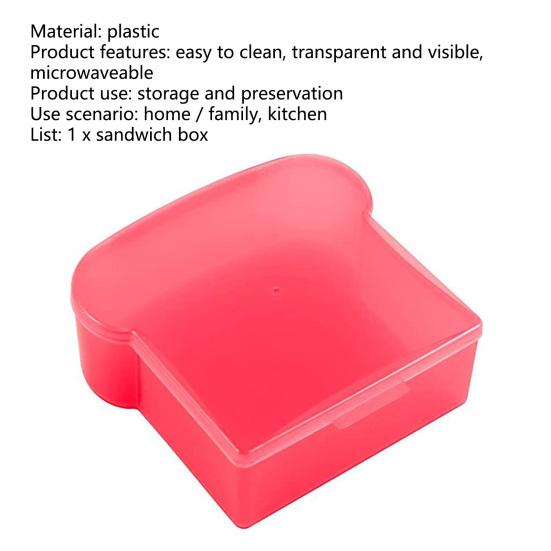 Lunch Container Visible Preservation Reusable Practical Salad Fruit Vegetable Case for Home