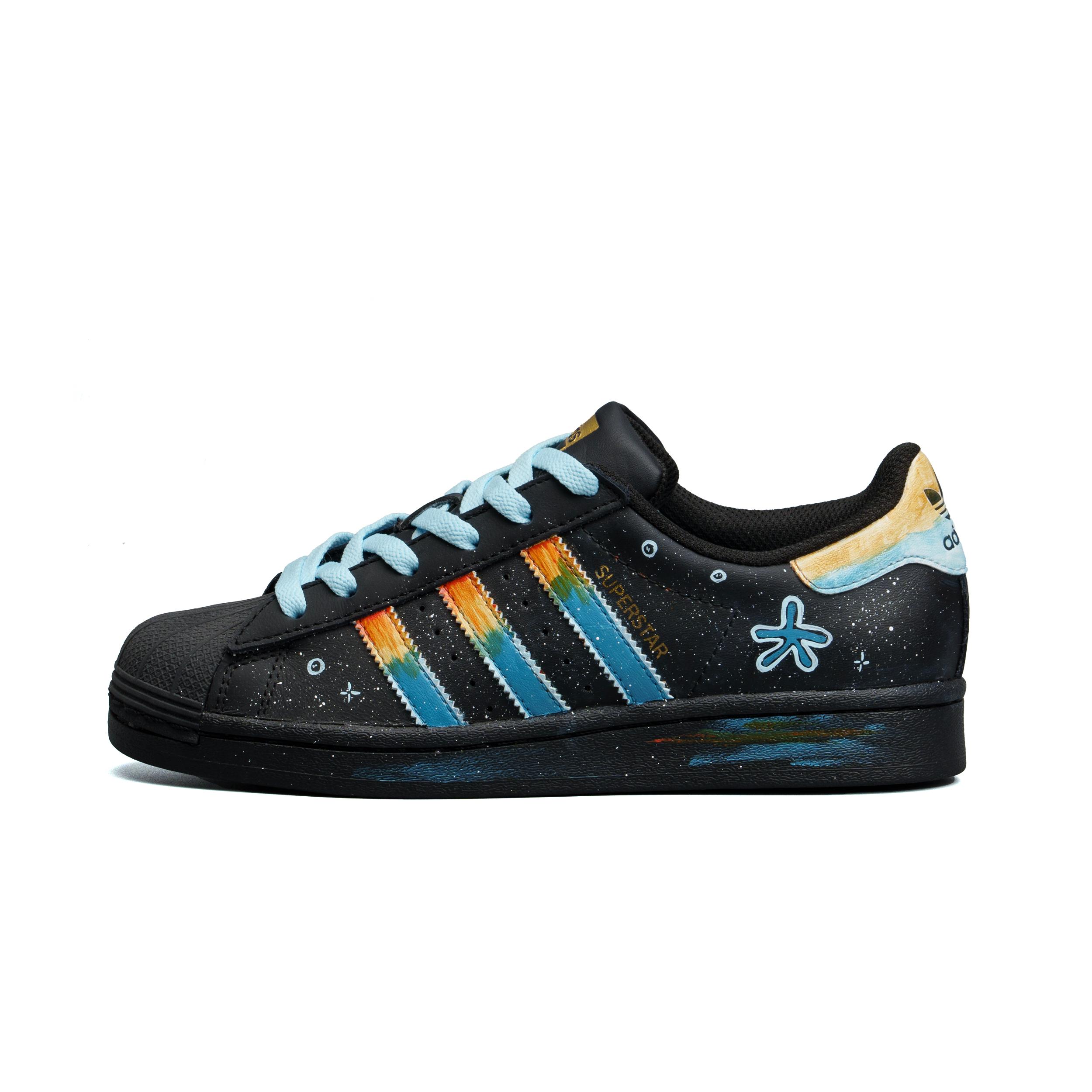 

Adidas Originals Superstar 2 Fashion Trend Slip Resistant Cushioning Abrasion Resistant Low top Skateboard Shoes Unisex JI0079(Team719-) 36⅔