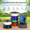 FLASHFORGE ASA Filament 1.75mm White, 3D Printer Filament 1kg (2.2lbs) Spool, Dimensional Accuracy +/- 0.02mm, Durable, High UV-Resistant, Perfect