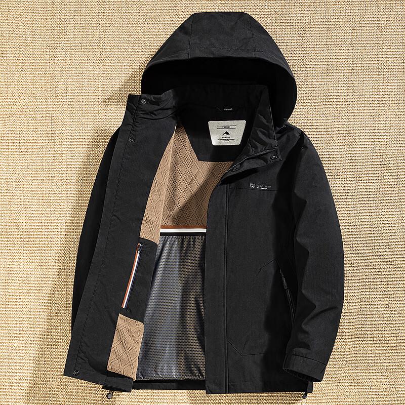 

FAPAI Men s Padded Detachable Hooded Jacket 3XL