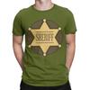 Wild West Sheriff Novelty 100 Cotton Tshirt Deputy Sheriff Office Decor Tees Tops For Unisex