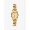 Petite Lexington Pavé Gold-Tone Watch MK4741