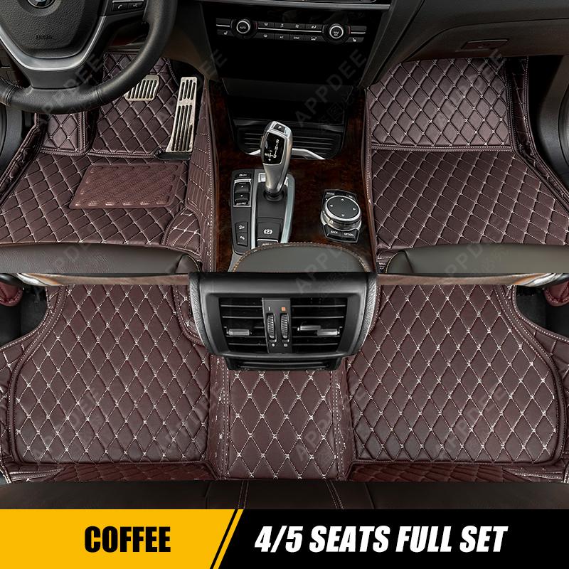 For BMW 3 Series F30 2013- F34 2013- GT G20 -2024 Car Floor Mats Auto Carpet Cover Interior Accessories
