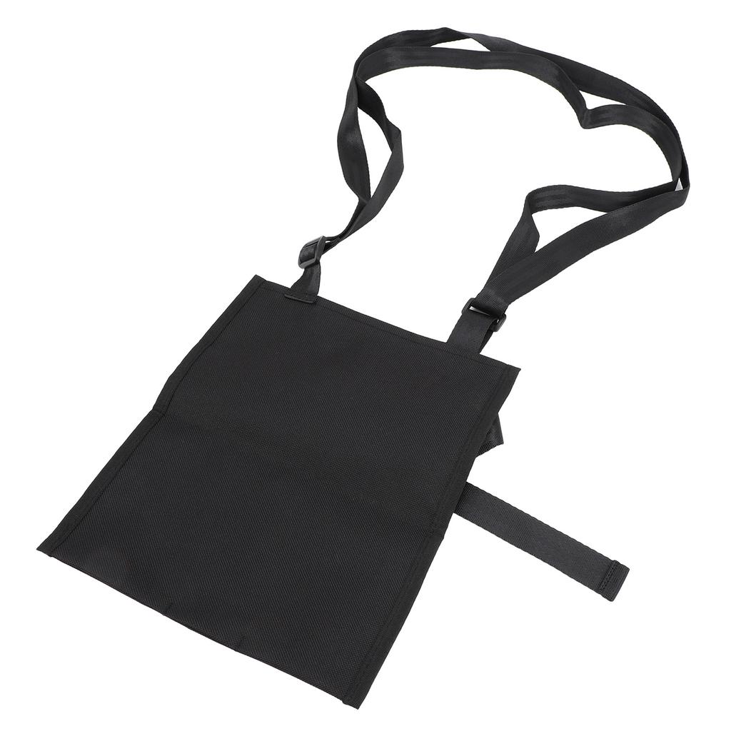 Urine Drainage Bag Holder with Adjustable Strap Quick Release Button Portable Urine Bag Cover Black