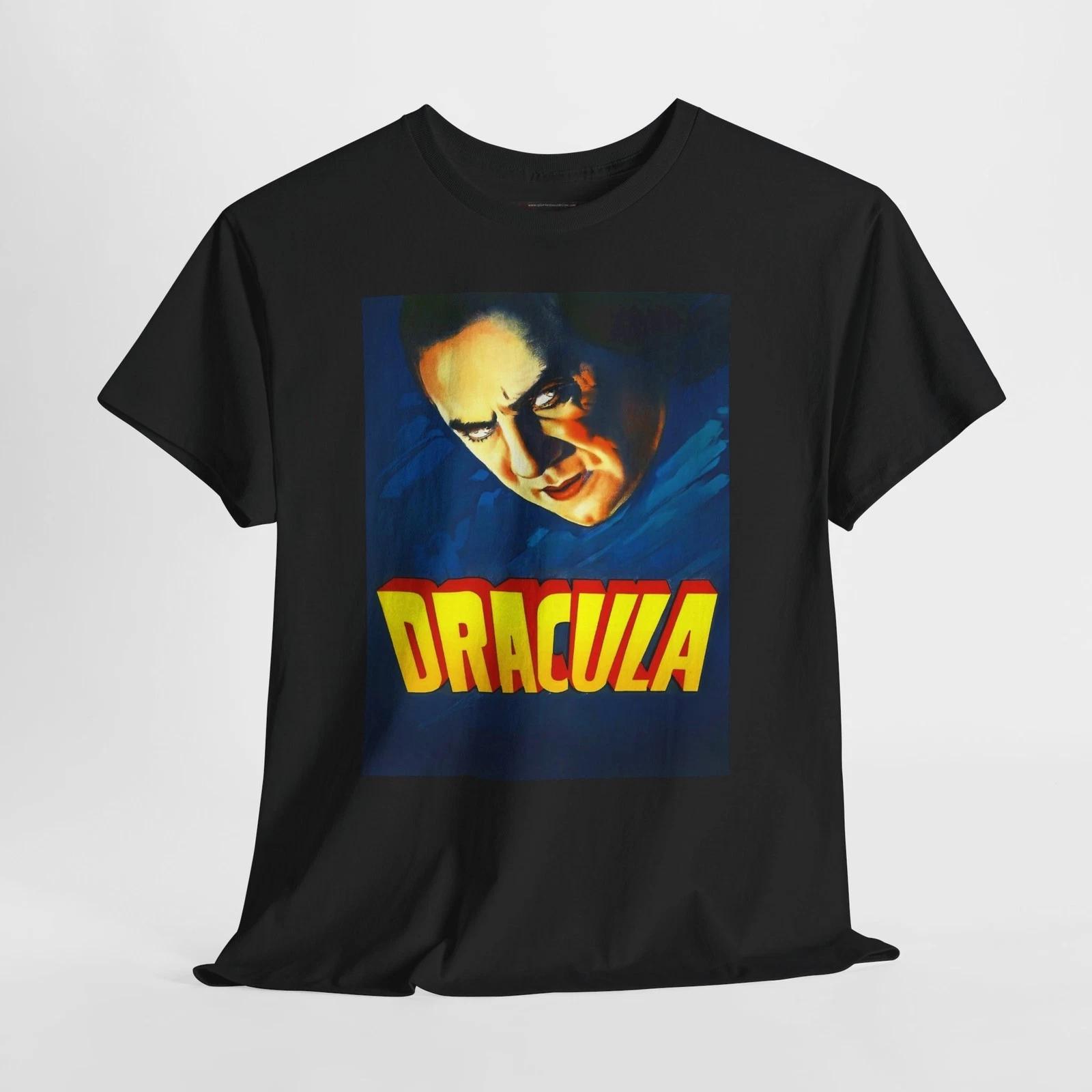 Dracula 1931 Retro Movie Poster Horror Unisex Graphic T-Shirt M