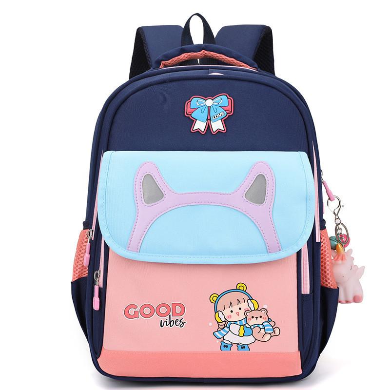 Cute And Durable School Bag For Kids Gender Neutral Lightweight Oxford Cloth Backpack