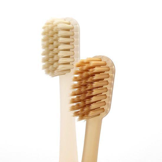 Rucipello Coral Leaf Double-Sided Microfiber Toothbrush 4-Pack (+Free Sticker)