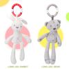 20CM Cute Baby Crib Stroller Toy Rabbit Bunny Bear Soft Plush Infant Doll Mobile Bed Pram Kid Animal Hanging Ring