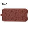 Jewelry Making Supplies Button Silicone Mold, Food Grade Non Stick Chocolate Candy Casting Easy Release Mold Tray, Flexible for DIY Baking And