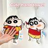 Perfect Crayon Shin Chan Hand Towel Cute Crayon Shin Chan Hanging Towels Absorbent Kitchen Bathroom Wipe Towel Anime Cartoon Kids Towels