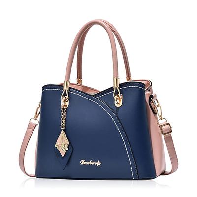 Schultertasche für Schulter PU marine [T.Y.ryanryan] Damen, Umhängetasche, Handtasche, Tasche, Leder, 2-Wege, goldfarben, Accessoires,