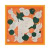 New flower and flower gift silk scarf, high-end sense, professional flight attendant simulation silk small scarf, Suhang tied bag silk scarf