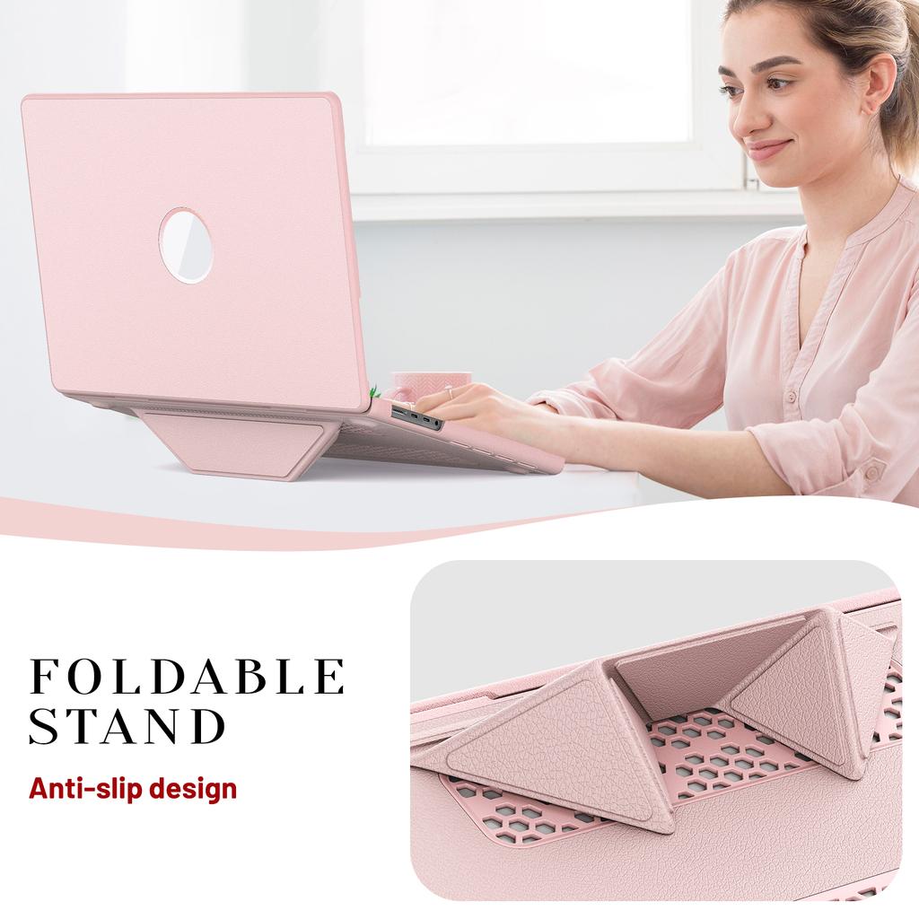 Laptop Case for MacBook Pro 16 inch (2024)/(2023)/(2021)/M1Pro/M1 Max/A2780/M3 A2991/M4 A3403 A3186 Notebook Kickstand Cover