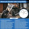 130cm Motorcycle Throttle Cable No.8831200 Throttle Control Cable for Harley Sportster XL883 XL1200 2002-2014
