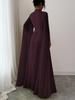 Autumn Formal Puff Sleeve Cardigan Dress - Luxurious Princess Style