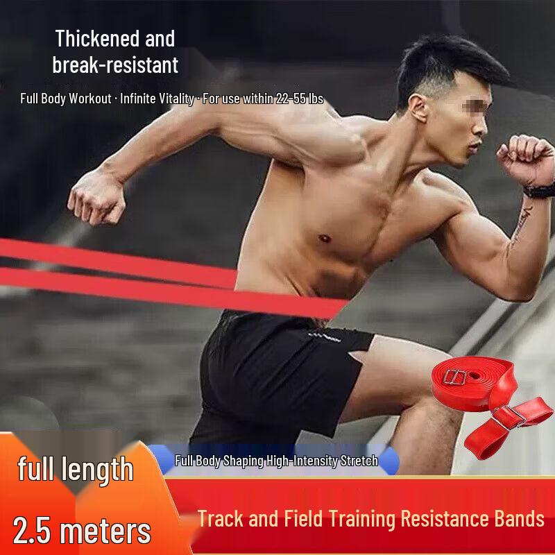 

Fitness Resistance Band with Metal Buckles