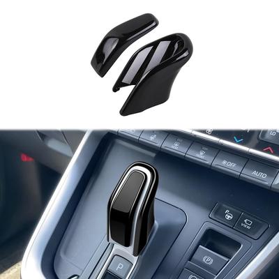Schalthebelabdeckungen, Schalthebelteile, Innenraum-Zubehör (2 Stück, Schwarz) für New Voxy Serie 90, Noah Serie 90, Sienta Serie 10, Alphard