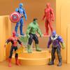 5pcs Marvel Avengers Action Figure Toys for Boys and Girls Ages 4 and Up