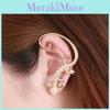 Punk Diamond Fashionable Studded Gecko Lizard Ear Hanging Earrings For Women