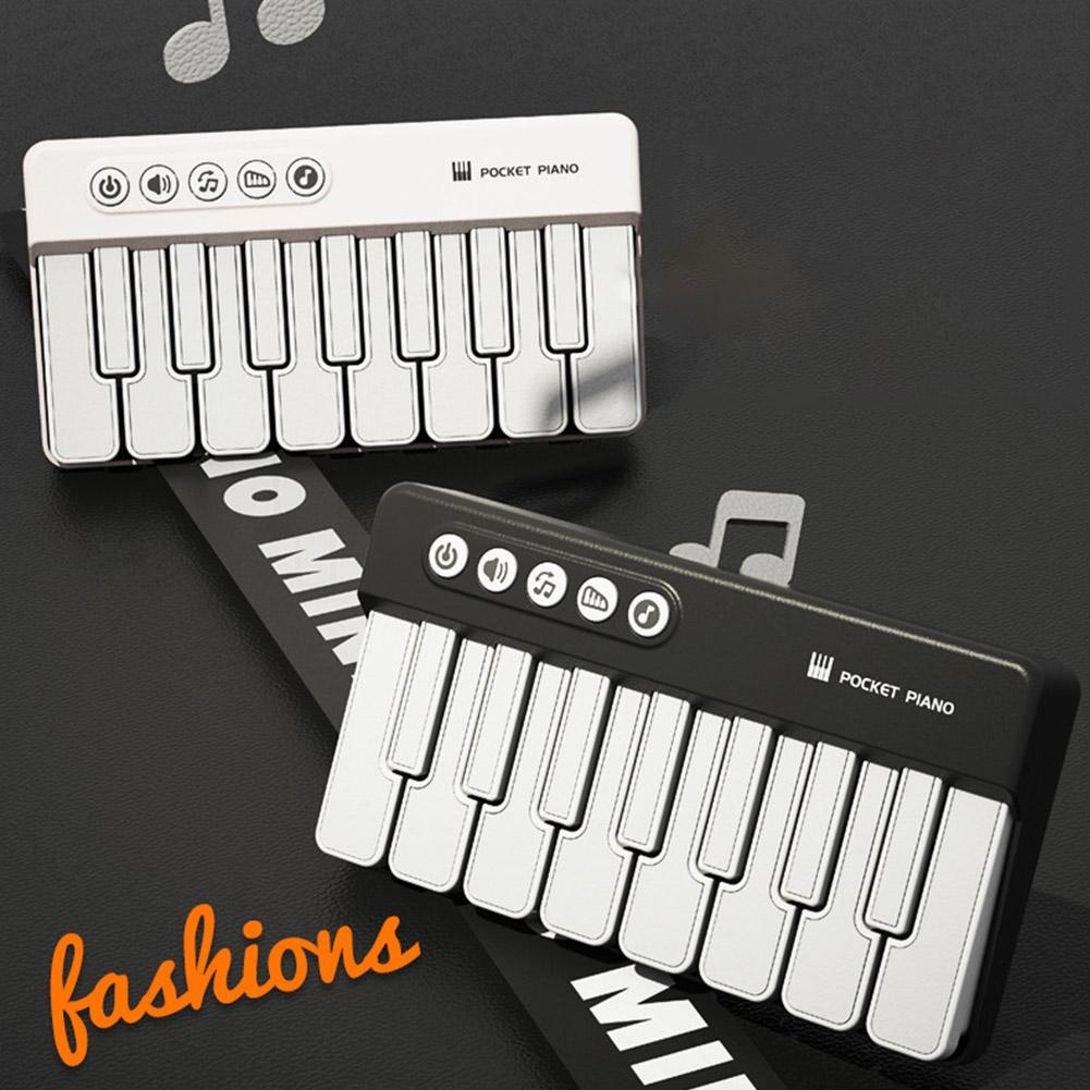 LED Rainbow-colored Keys Electronic Keyboard Kids Cartoon Piano Keyboard Music Baby Instrument Music Educational Toys Kids Gifts