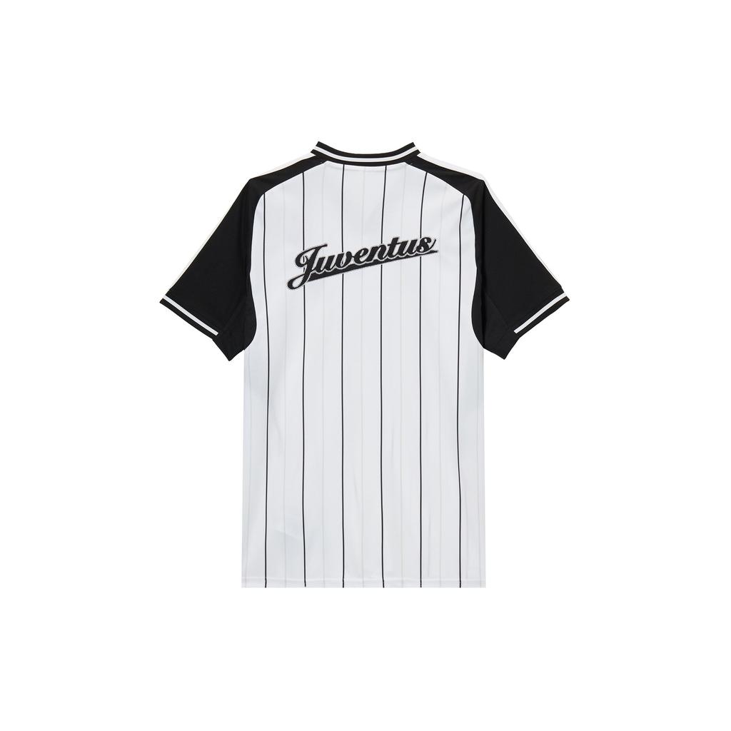adidas Juventus Lässig Locker Bequemes Kurzarm Fußballshirt Herren Tops Weiß JM9458