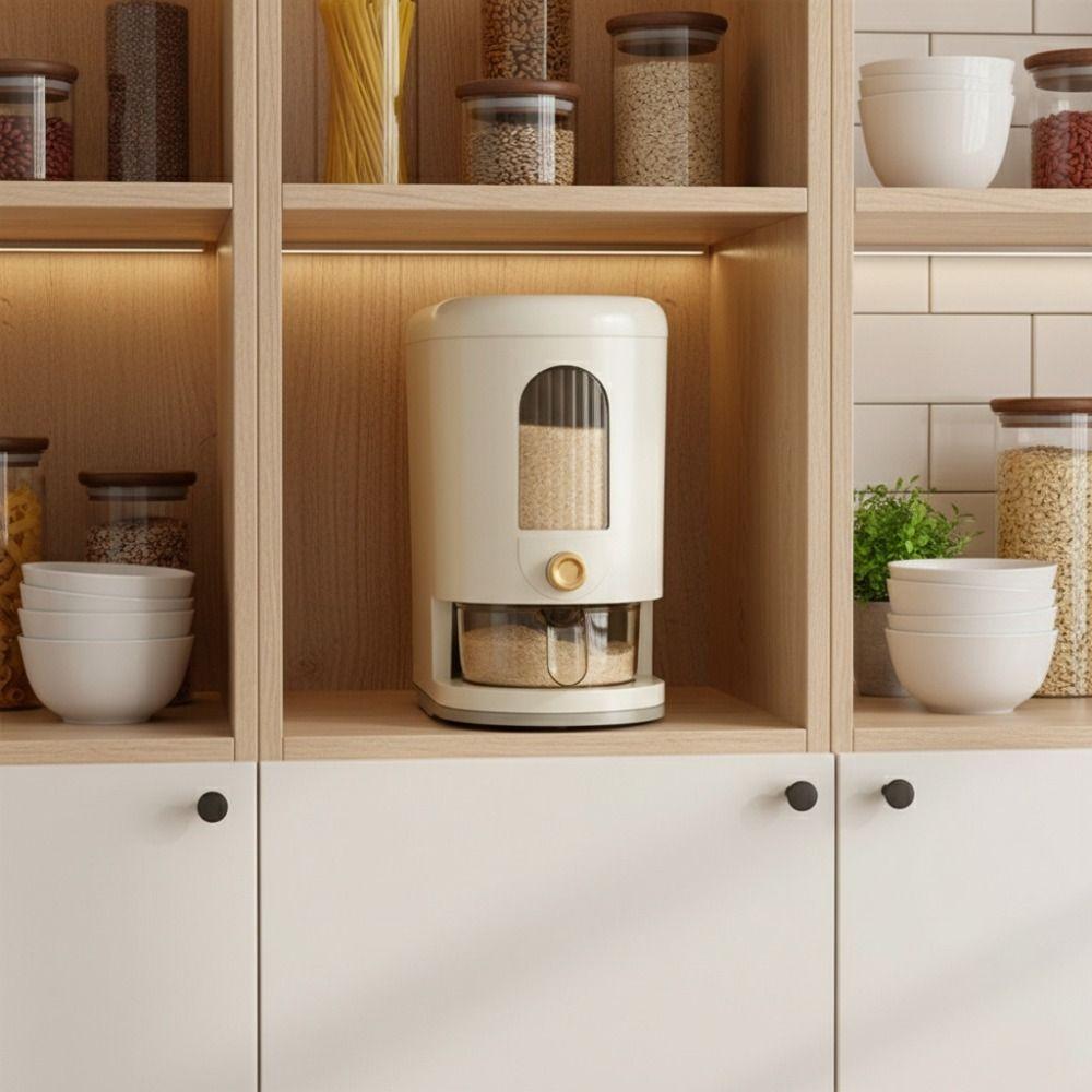 Insect-proof Rice Dispenser Moisture Proof Rice Bucket Durable Cereal Container  Kitchen