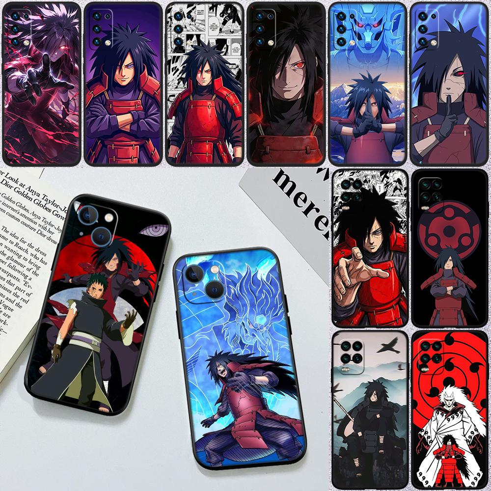RA26 NARUTO Uchiha Madara Shell Phone Case for Samsung Galaxy Note 10 20 S23 S24 S25 Ultra FE Plus Edge Lite A02S A35 A07 A17