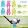 10PCS Portable Plastic Golf Home Range Golf Tees Golf Holder Training Tool Practice Tool