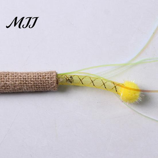 Portable Cat Interaction Tools Mesh Tube Toy, Interactive Kitten Chew Flexible with Linen Tassel Plush Ball Toy Wrap And Balls, Safe Teething