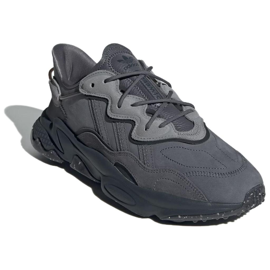 Adidas Originals Ozweego Comfortable Versatile Non-Slip Durable Low-Top Dad Shoes Unisex Sneakers Gray JH6520