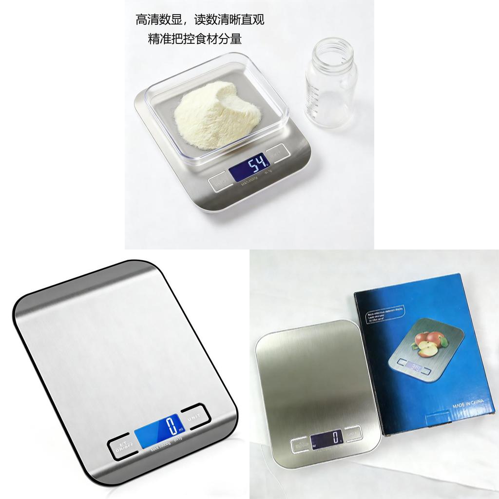 Electronic Kitchen Scale With Auto Shutoff And Overload Protection For Baking And Coffee Use