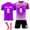 Personalised Shirts Kit Mens Girls With Name Number Custom Football Jerseys For Boys Training Suit