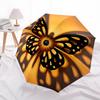 1pc Golden Butterfly Decor Folding Umbrella, Durable, Suitable for Outdoor Activities or Rain, Suitable for Commuting Yy251027091