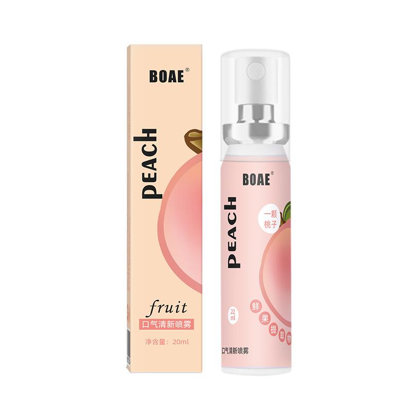 Spray pour haleine fraîche, saveur de Fruit, désodorisant pour la bouche, élimine la mauvaise haleine, soins buccaux, Portable, travail, voyage, Spray doux longue durée