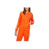 Adidas Gestreifter Druck Stehkragen Jacke Damen Jacke Orange ED7589