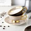 Kaffeebecher Set Keramik Klassischer Gitterbecher Kaffeegeschirr Sets mit Verpackung Hochzeitsgeschenke Chinesische Teetasse Trinkgeschirr Paar Tasse Geschenkbox