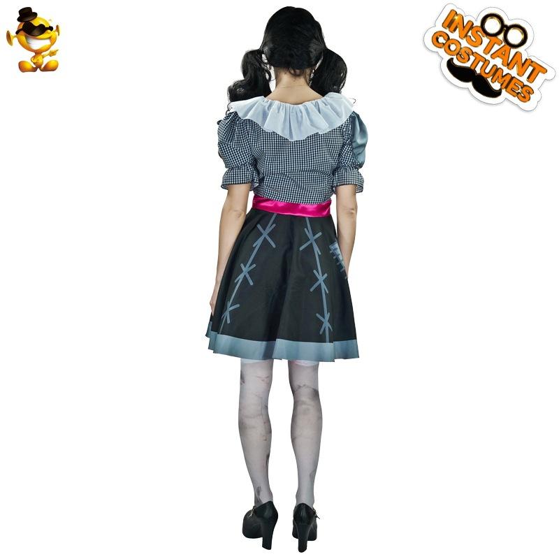 Halloween Zombie-Marionetten-Cosplay-Kostüm für erwachsene Frauen, Kostümverteilung für Party-Bühnenaufführungen