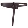 Genuine Leather Wide Belt - Women's Decorative Suit & Coat Belt - Full Grain Lychee Grain Cowhide