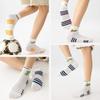 Zhuji Men's Mid-Calf Odor-Resistant Sports Cotton Socks - Trendy Spring/Summer Style for Teens and Students