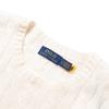 Polo Ralph Lauren FW21 Chunky Knit Logo Embroidered Pullover Sweater Men Sweater White 710719546001